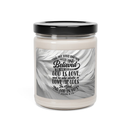 1 John 4:16 Scented Soy Candle, 9oz
