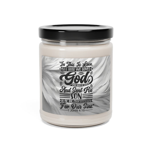 1 John 4:10 Scented Soy Candle, 9oz