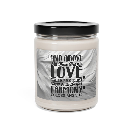 Colossians 3:14 Scented Soy Candle, 9oz