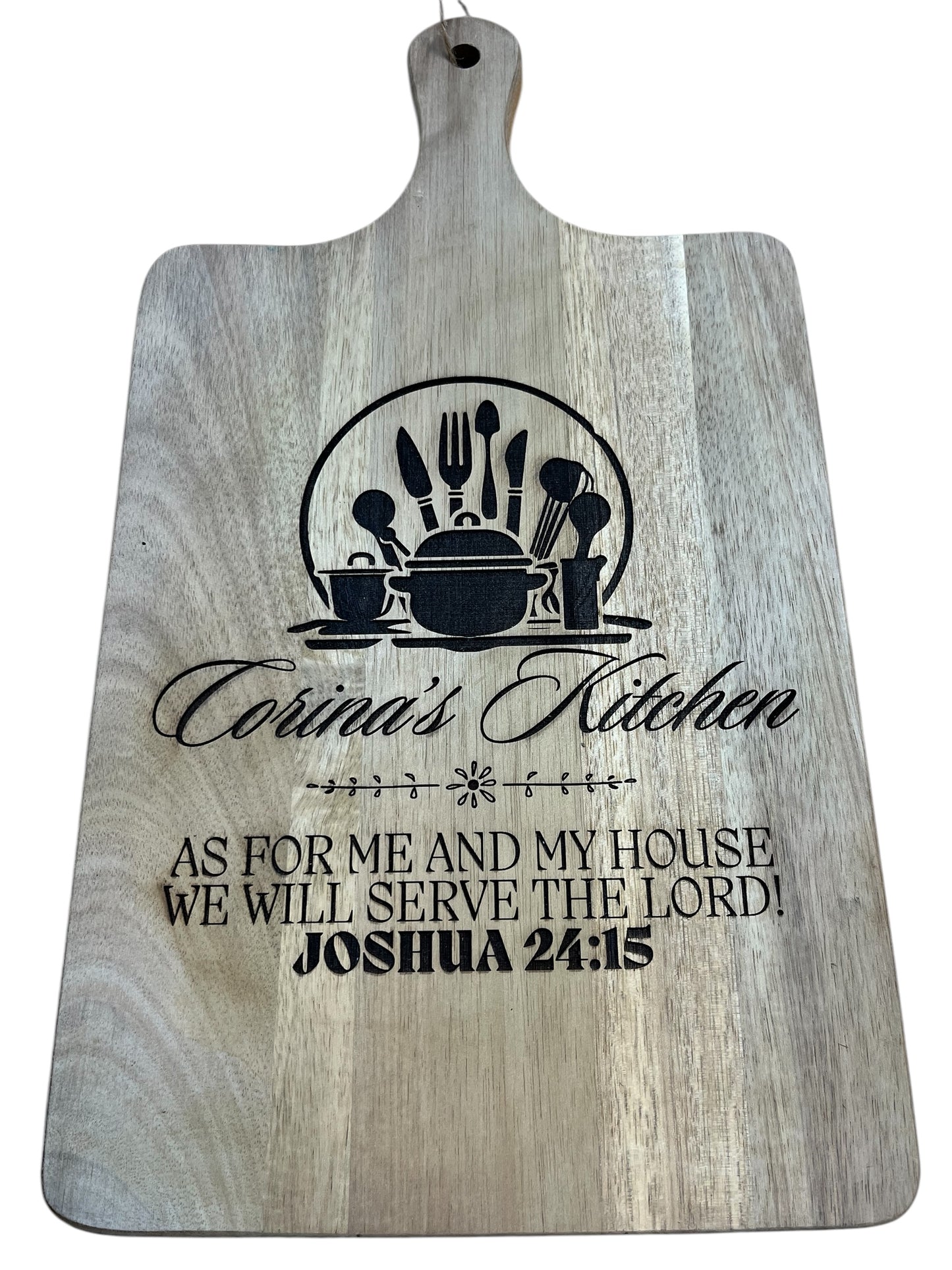 Custom Engraved Acacia Cutting Board